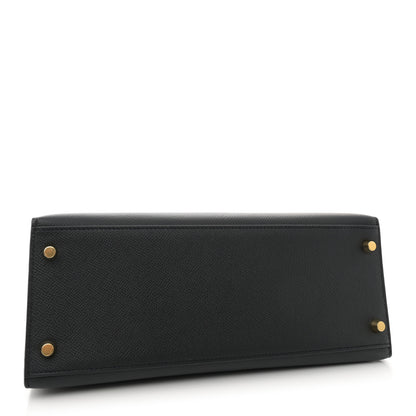 Hermes Epsom Kelly Sellier 28 Black 4 of 12