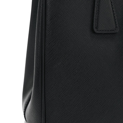Prada Saffiano Small Galleria Double Zip Tote Black 10 of 10