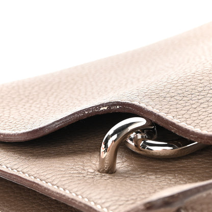 Hermes Taurillon Clemence Sac Roulis 23 Etoupe 12 of 16