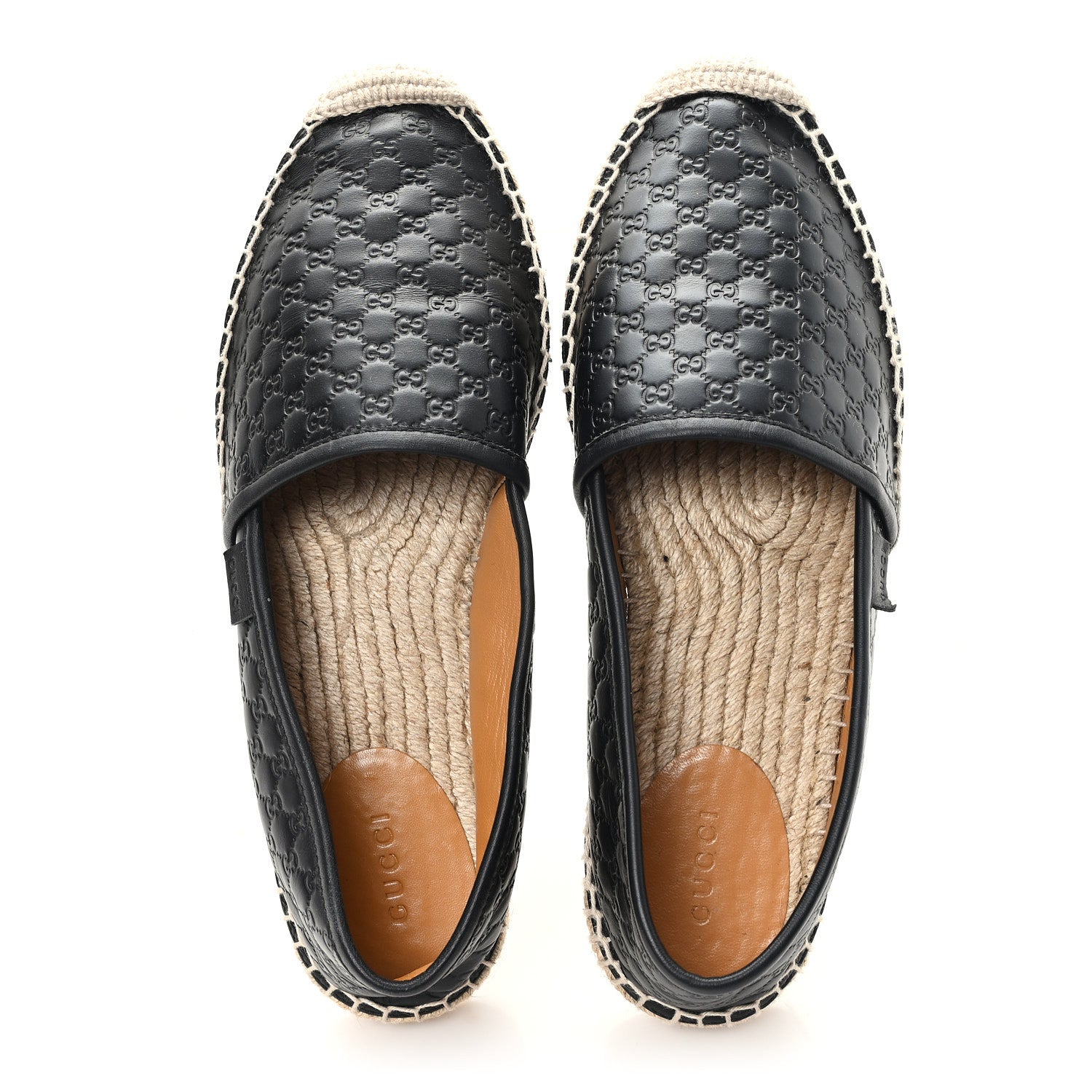Gucci Microguccissima Signature Espadrilles 38 Black 2 of 9