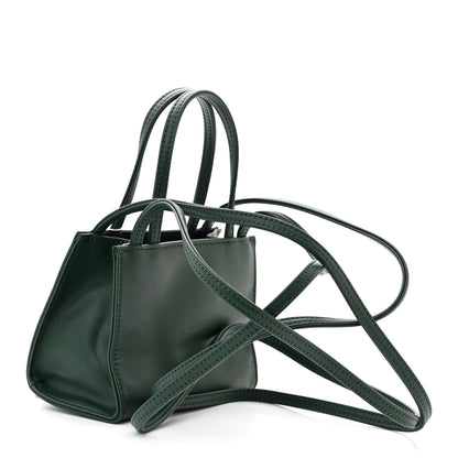 Telfar Vegan Leather Small Shopping Bag Dark Olive 3 of 11