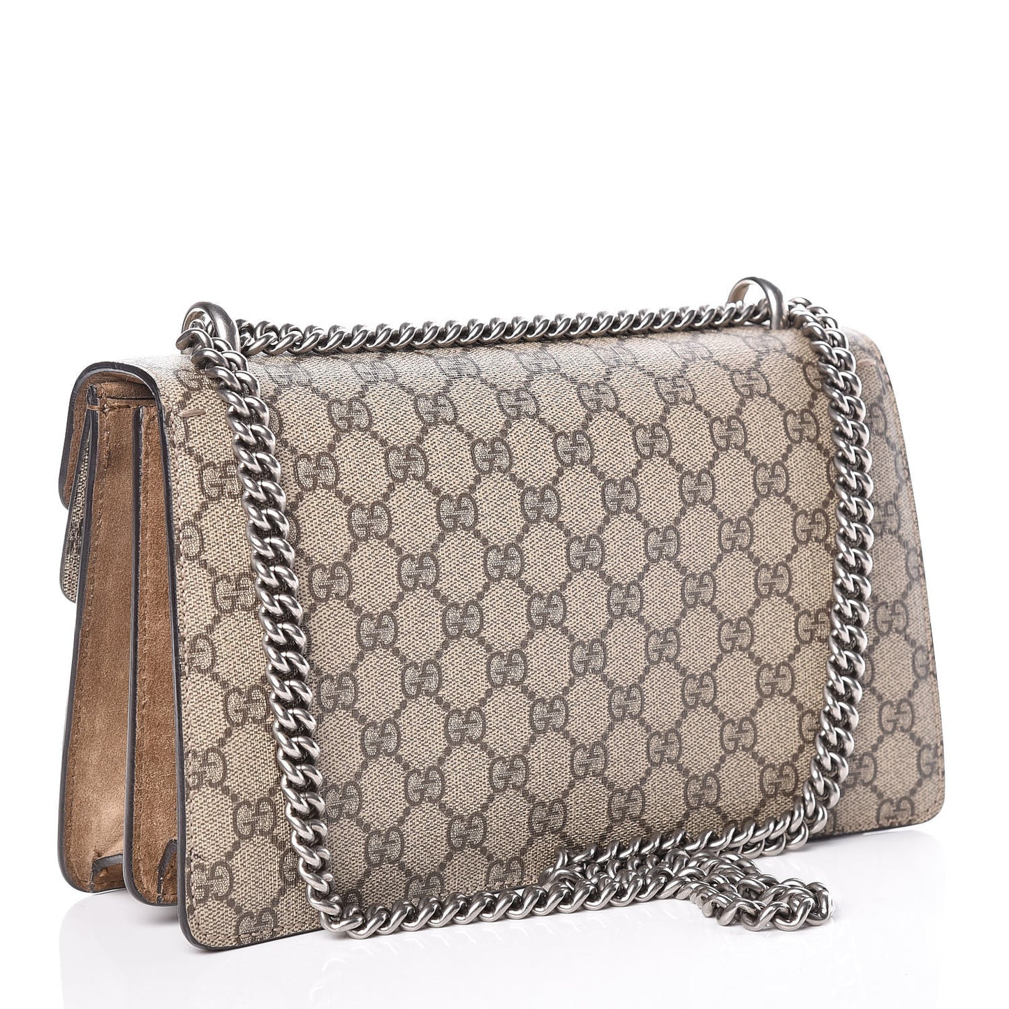 GG Supreme Monogram Small Dionysus Shoulder Bag Taupe