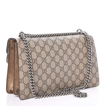 Gucci GG Supreme Monogram Small Dionysus Shoulder Bag Taupe 3 of 14