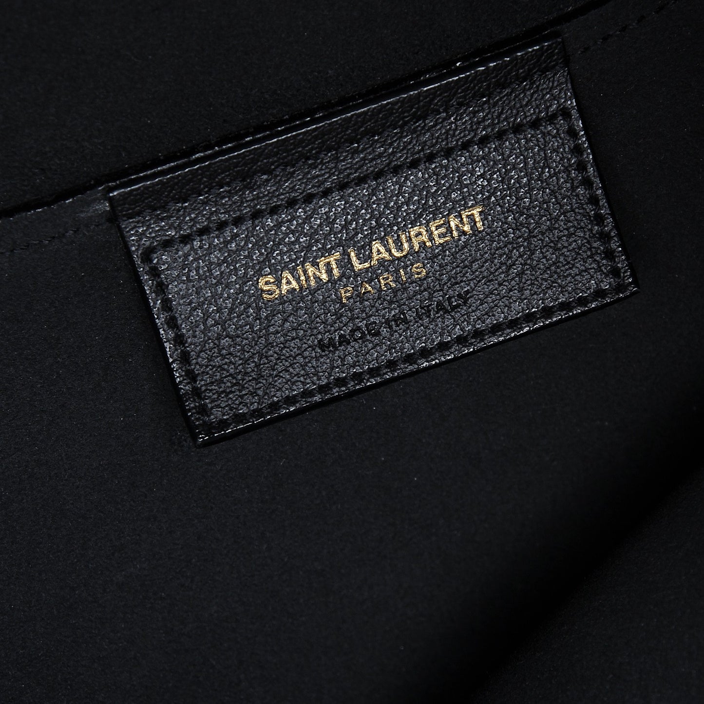 Calfskin Large Shopping Tote Black