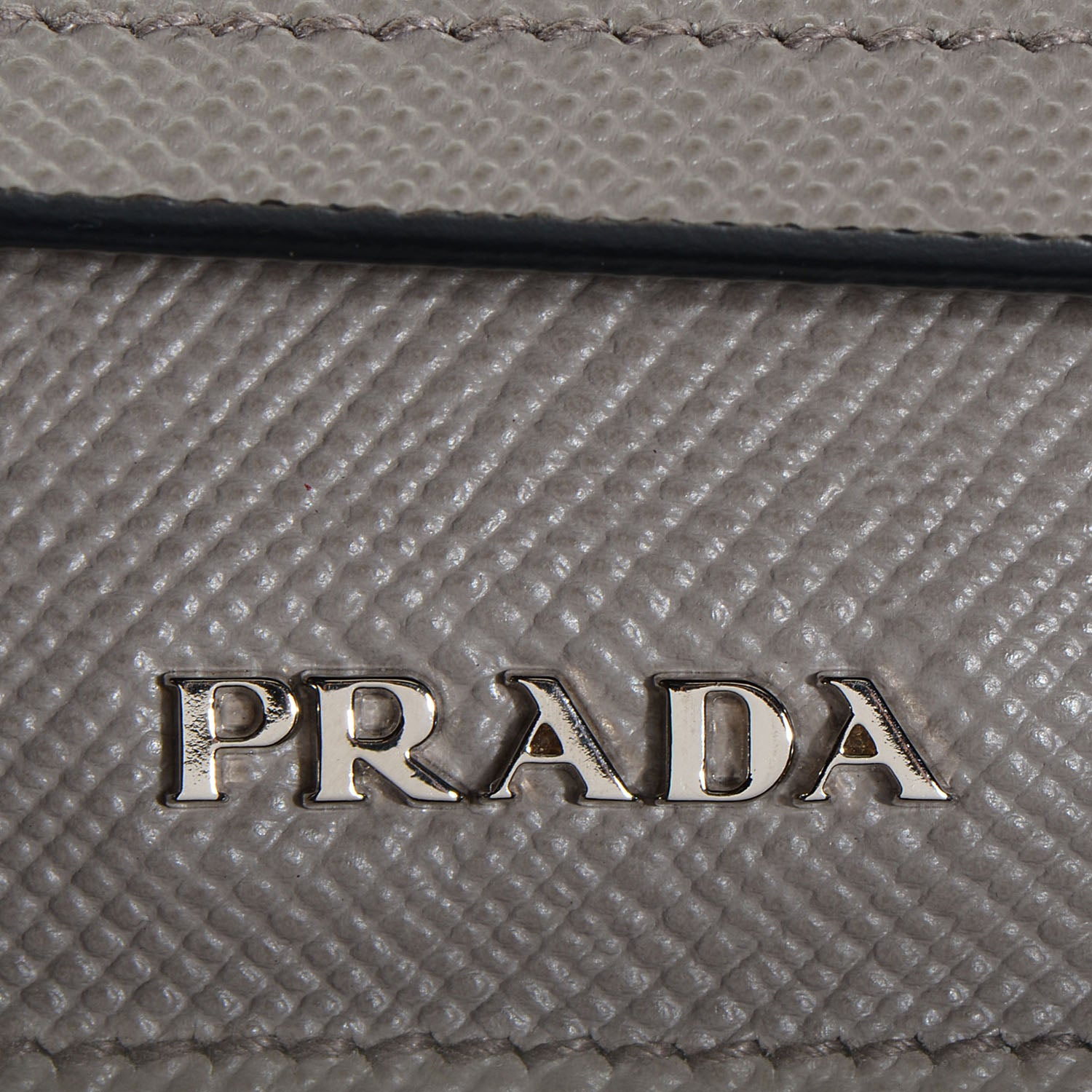 Prada Saffiano Cuir Double Handle Tote Argilla 7 of 14