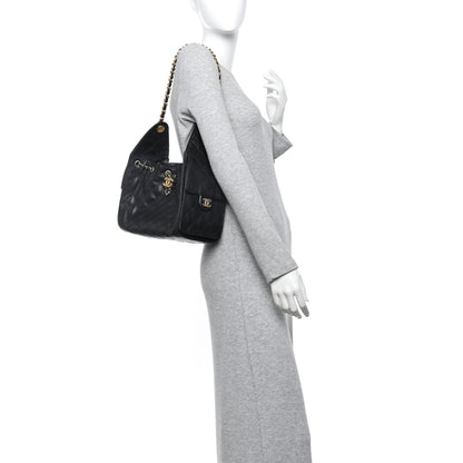 Chanel Caviar Quilted Small Chanel 25 Handbag Black 2 of 12