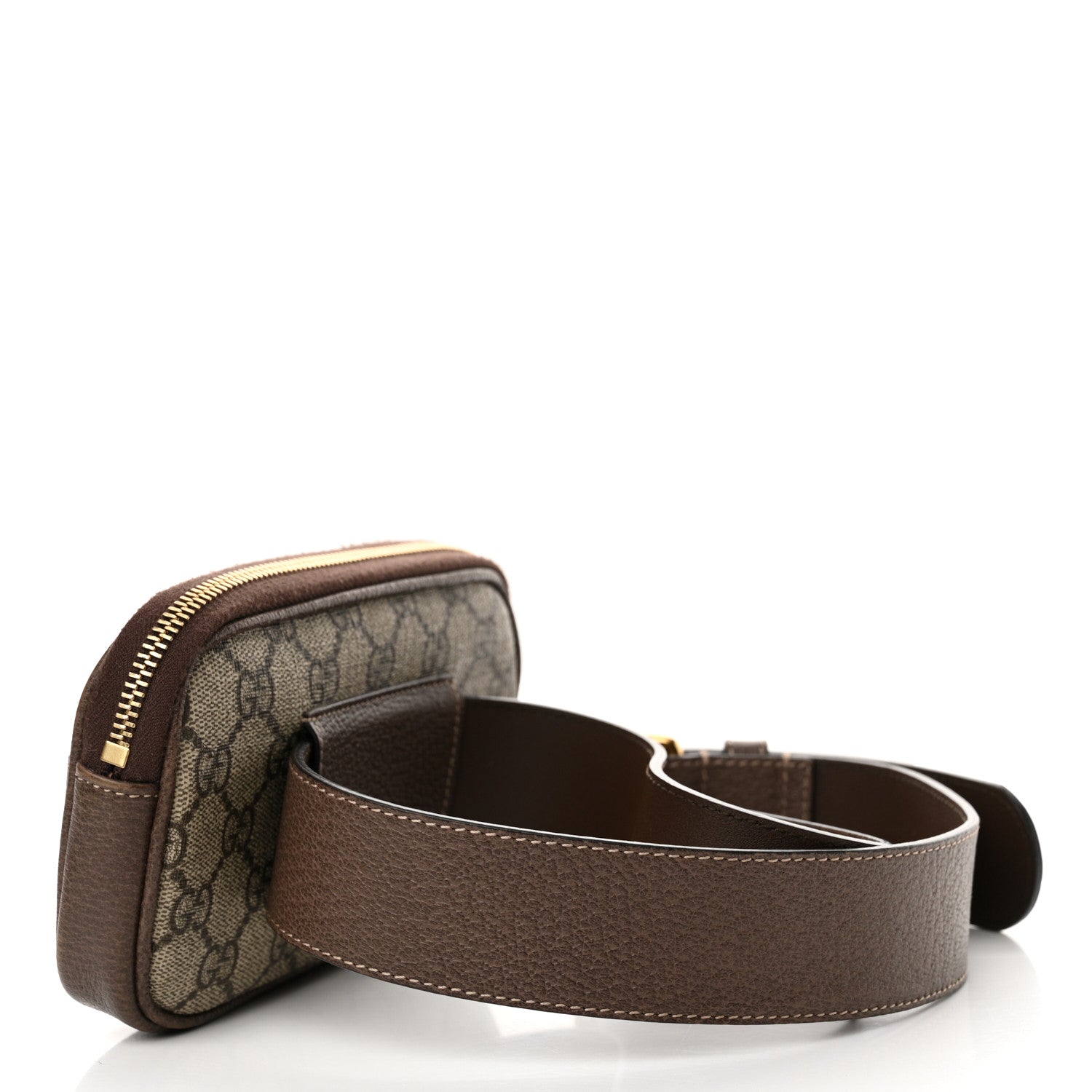 Gucci GG Supreme Monogram Ophidia Belted iPhone Case 85 34 Dark Brown 3 of 13