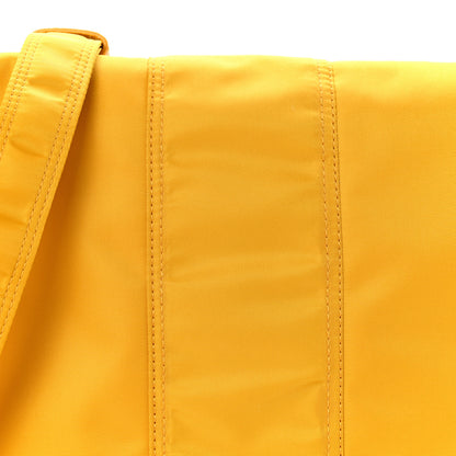 Fendi Econyl Nylon Cuoio Romano Monochrome Large Baguette Messenger Bag Sunflower 8 of 10