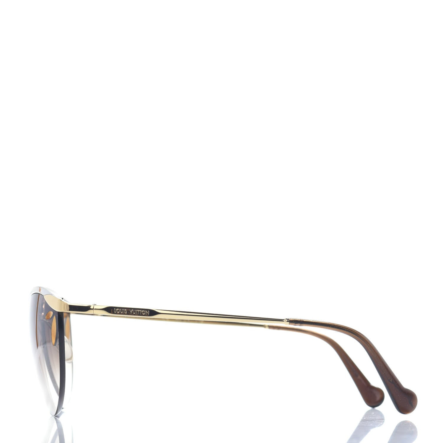 Louis Vuitton Lila Pilot Sunglasses Z0810U Brown Glitter 3 of 6