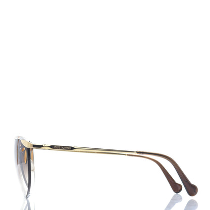 Louis Vuitton Lila Pilot Sunglasses Z0810U Brown Glitter 3 of 6