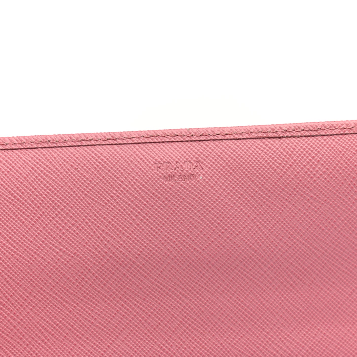 Saffiano Metal Oro Chain Wallet Begonia