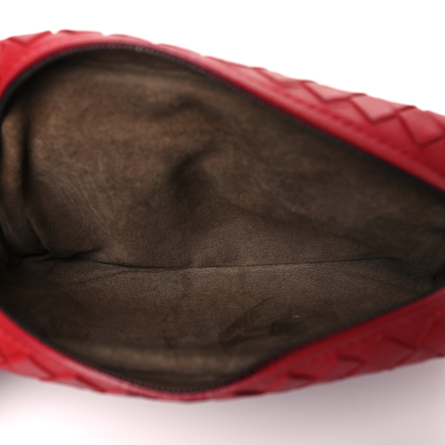Bottega Veneta Nappa Intrecciato Small Chain Crossbody Red 7 of 11