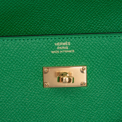 Hermes Epsom Kelly Longue Wallet Bambou 5 of 7