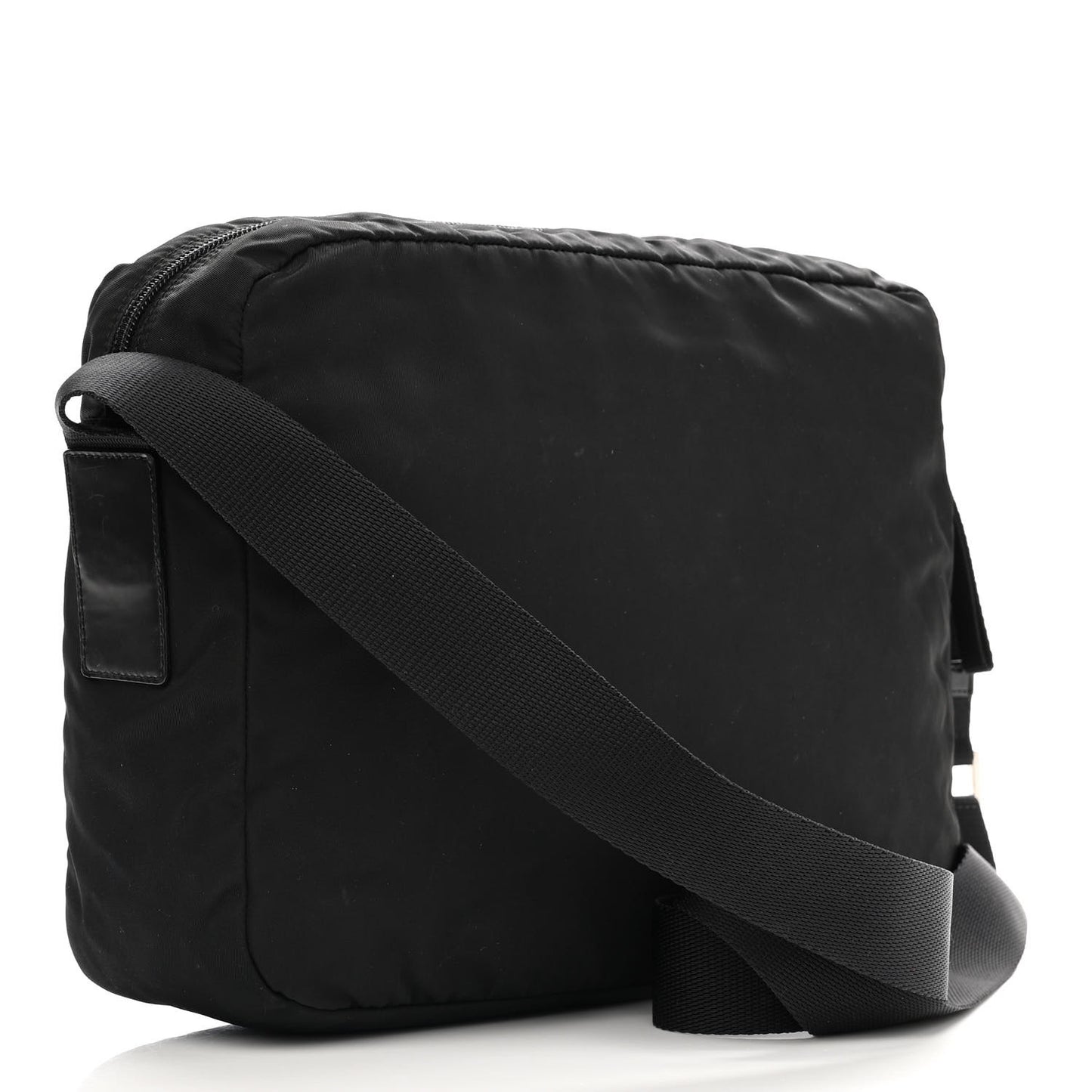Nylon Tessuto Vela Crossbody Bag Black