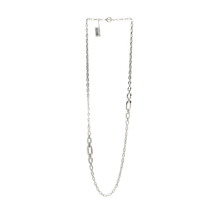 David Yurman Sterling Silver Diamond Wellesley Long Chain Link Necklace 3 of 4