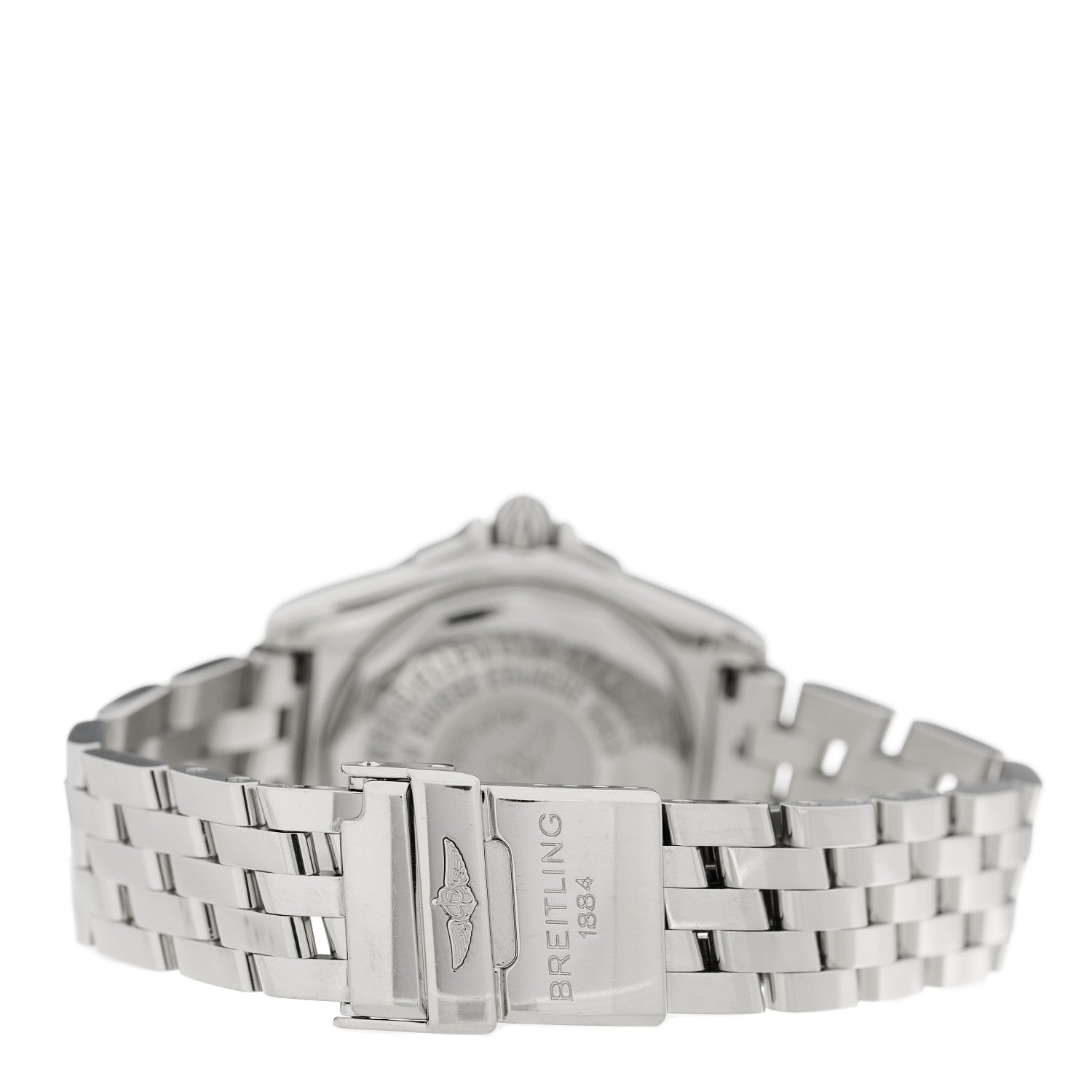 Breitling Stainless Steel Diamond Mother of Pearl 32mm Lady Cockpit Quartz Watch A71356 3 of 5