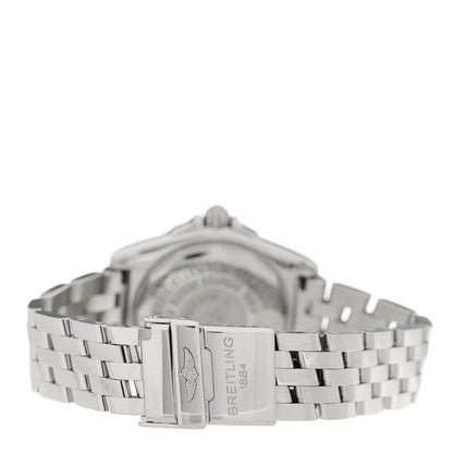 Breitling Stainless Steel Diamond Mother of Pearl 32mm Lady Cockpit Quartz Watch A71356 3 of 5