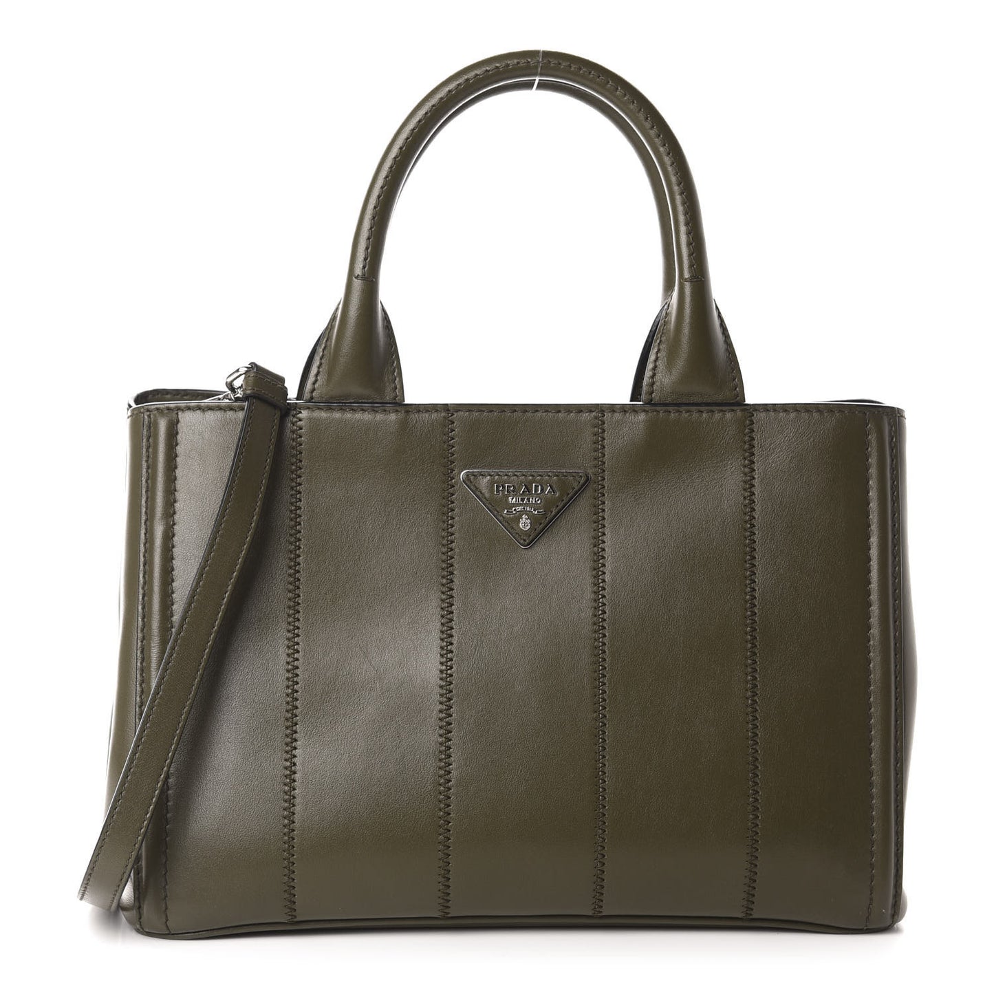 Soft Calfskin Tote Militare