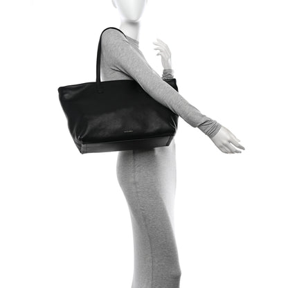 Mansur Gavriel Pebbled Calfskin Everyday Zip Tote Black 2 of 10