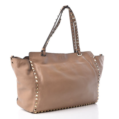 Valentino Garavani Vitello Medium Rockstud Tote Alpaca 3 of 21