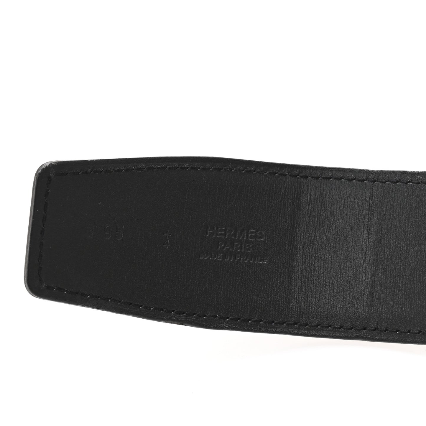 Epsom Box 42mm Belt Strap 95 38 Black Rouge Grenat