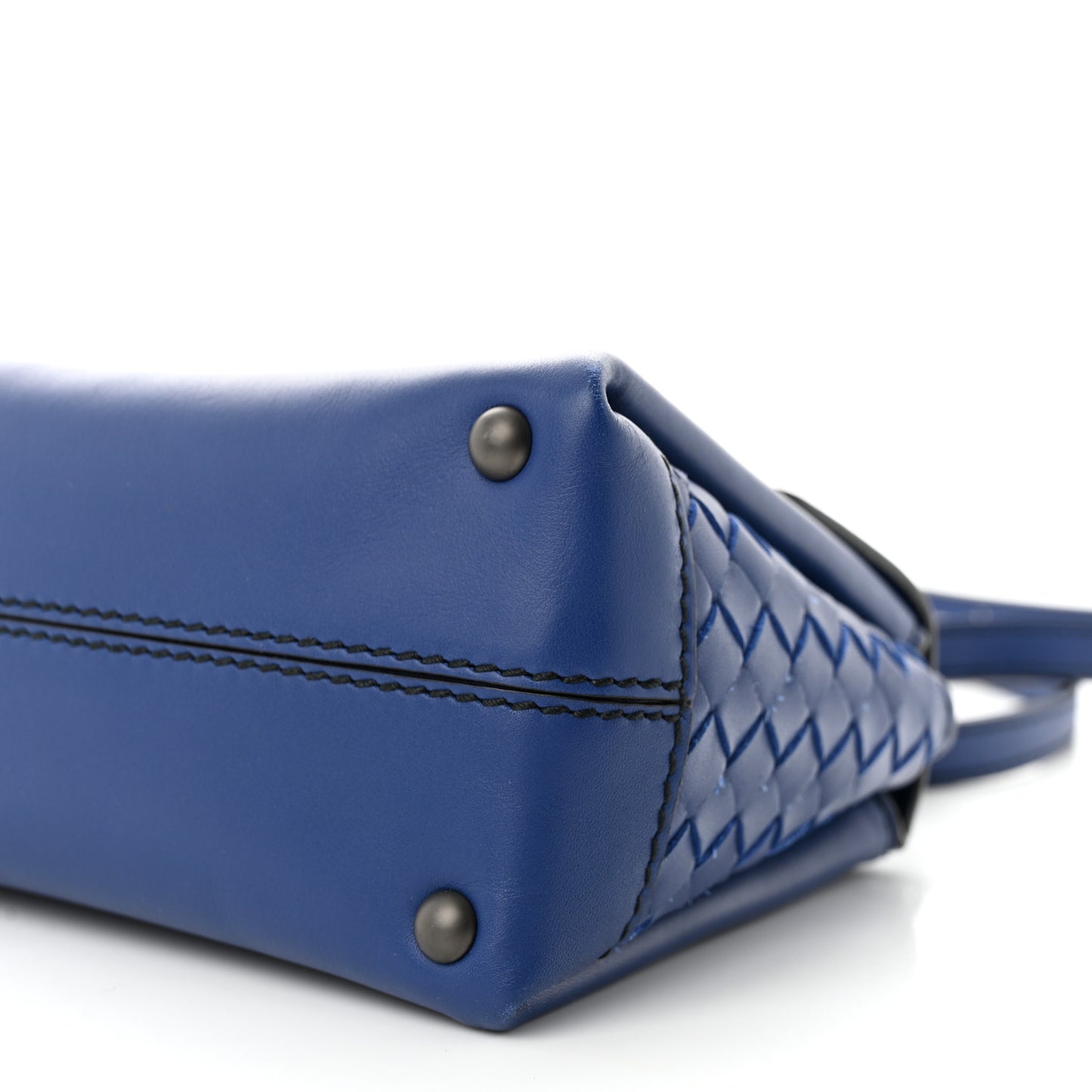 Nappa Mini Piazza Bag Sapphire