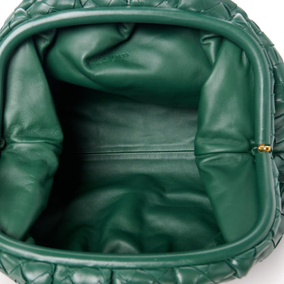 Bottega Veneta Nappa Maxi Intrecciato The Pouch Oversized Clutch Raintree 5 of 11