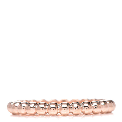 Van Cleef & Arpels 18K Rose Gold Medium Perlee Ring 59 8.75 3 of 5