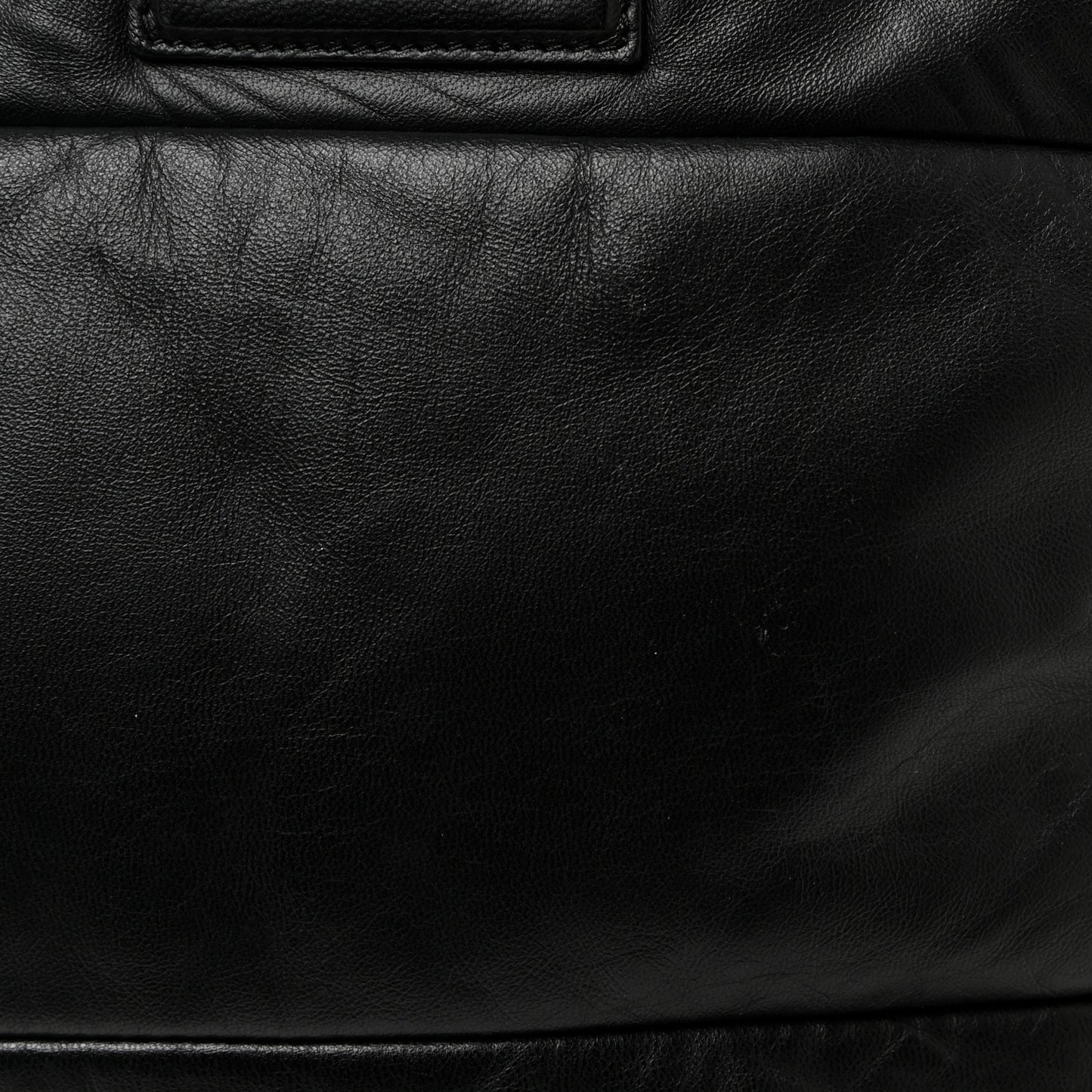 Lambskin Quilted Medium Coco Cocoon Reversible Tote Black