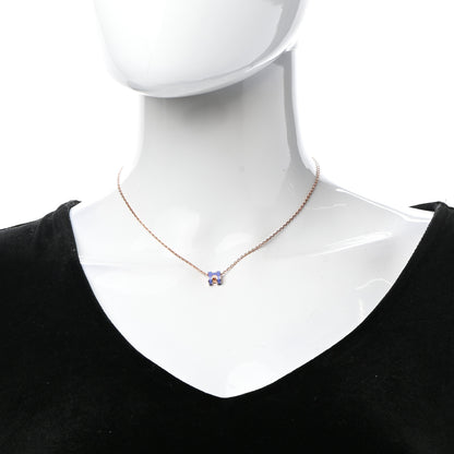 Hermes Rose Gold Mini Pop H Pendant Necklace Lilas 2 of 8