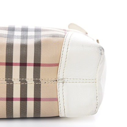 Burberry House Check Hobo White 9 of 12