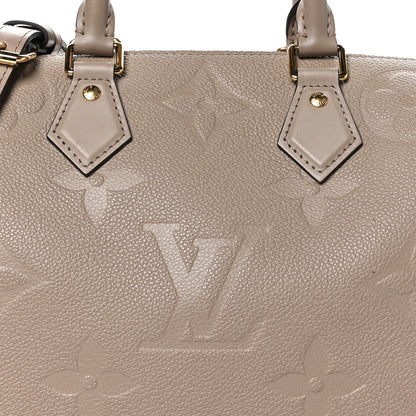 Louis Vuitton Empreinte Monogram Giant Speedy Bandouliere 25 Tourterelle 7 of 11
