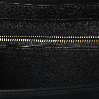 Celine Goatskin Medium Classic Box Flap Bag Black 7 of 10