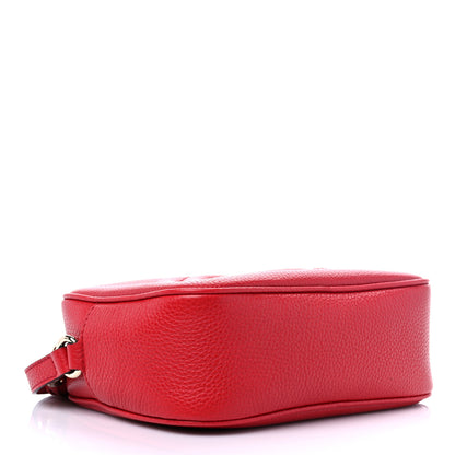 Gucci Pebbled Calfskin Small Soho Disco Bag Tabasco Red 4 of 11