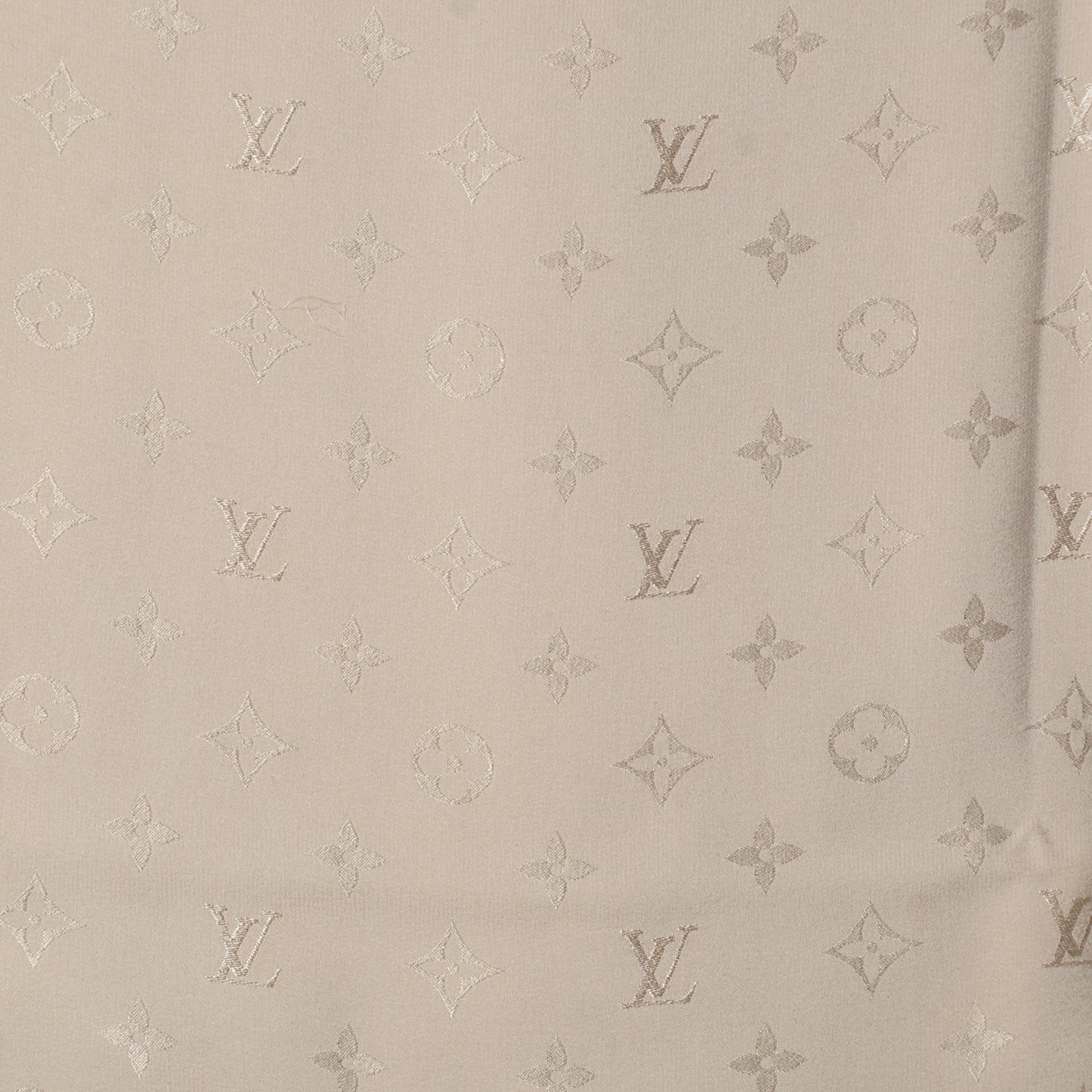 Silk Monogram Monaco Square Scarf Beige