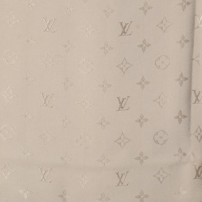 Louis Vuitton Silk Monogram Monaco Square Scarf Beige 1 of 5