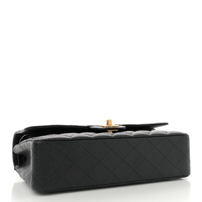 Chanel Caviar Quilted Medium Double Flap Black 4 of 13