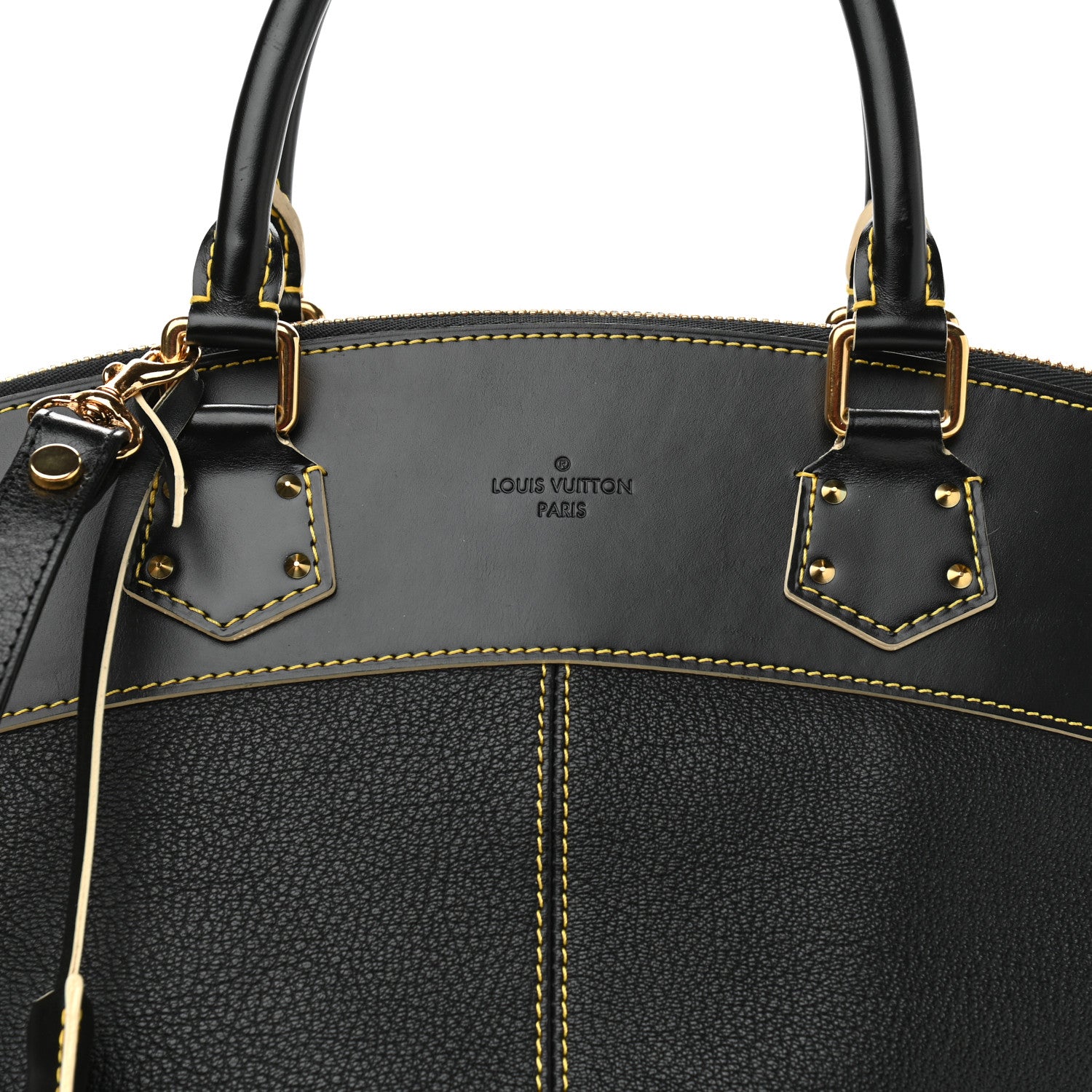 Louis Vuitton Suhali Lockit MM Black 7 of 10