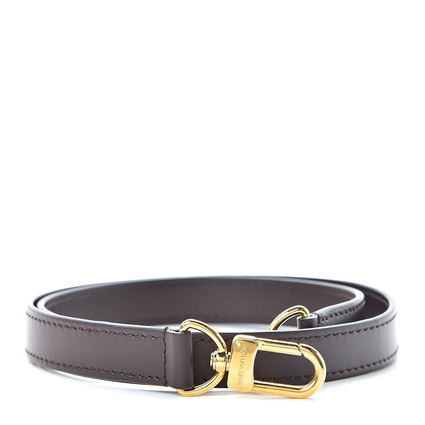 Calfskin 20mm Short Shoulder Strap Brown
