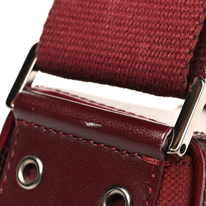 Christian Dior Canvas Calfskin Street Chic Columbus Ave Burgundy 12 of 12