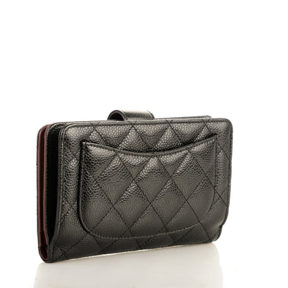 Chanel Caviar Quilted Zipped Pocket Wallet Black 11 of 16