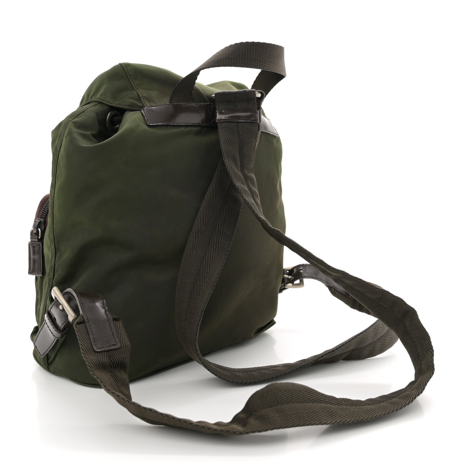 Prada Nylon Vela Small Backpack Militare 3 of 11