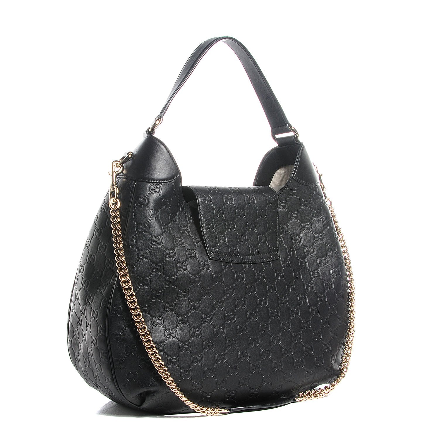 Gucci Guccissima Medium Emily Hobo Black 3 of 7