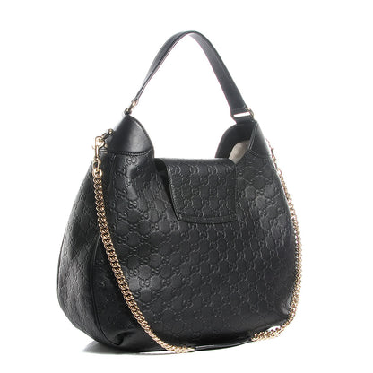 Gucci Guccissima Medium Emily Hobo Black 3 of 7