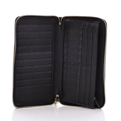 Gucci Calfskin Soho Zip Around Wallet Black 5 of 8