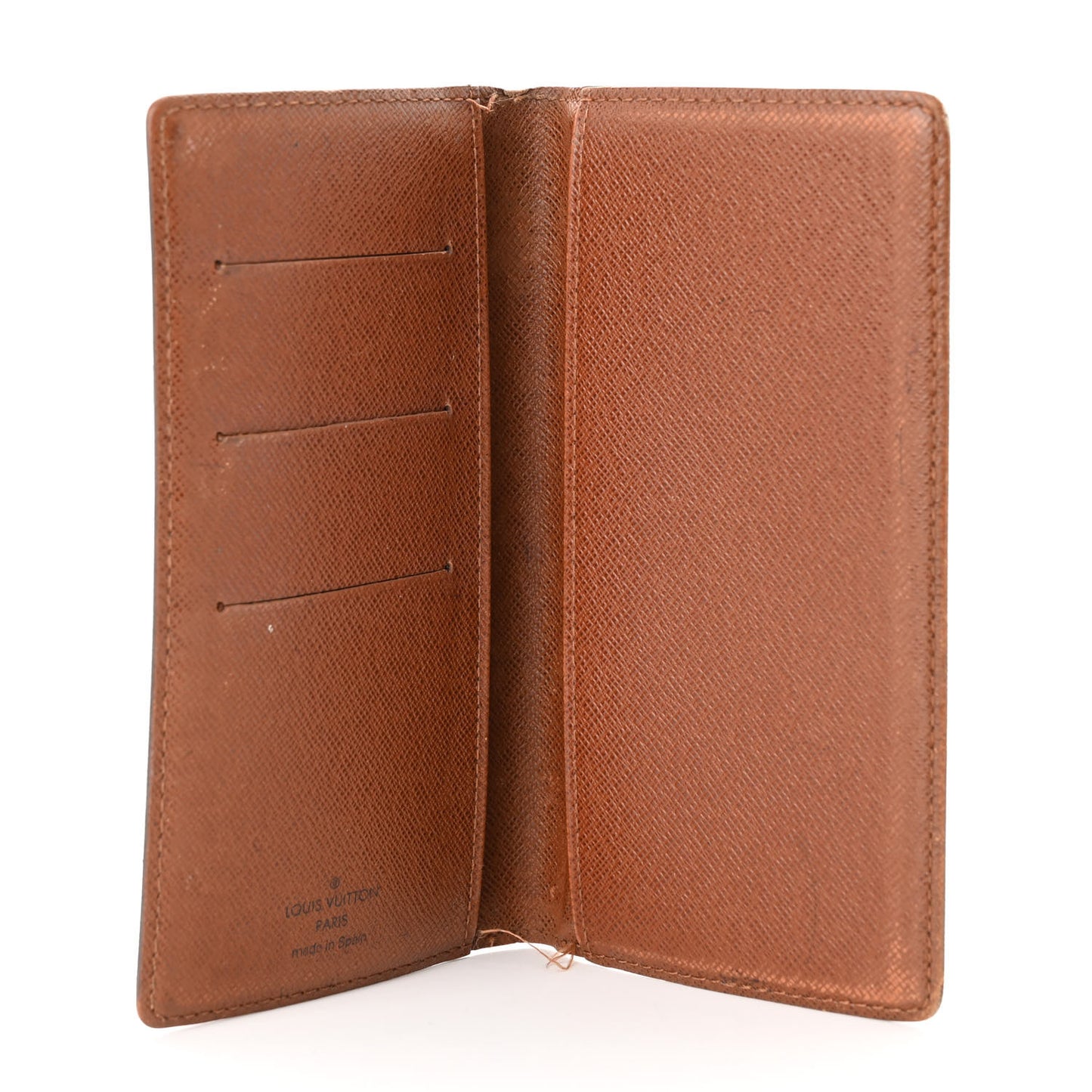 Monogram Simple Checkbook Holder Wallet Cover