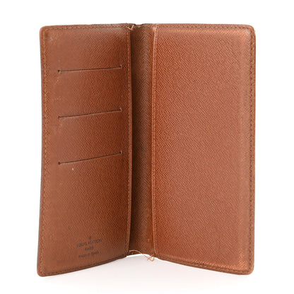 Louis Vuitton Monogram Simple Checkbook Holder Wallet Cover 5 of 15