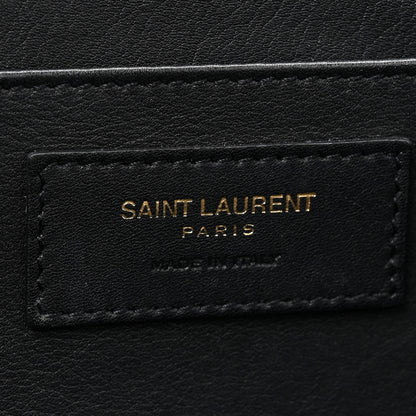 Saint Laurent Calfskin Suede Small Monogram Downtown Cabas Black 5 of 10