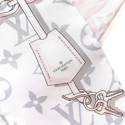 Louis Vuitton Silk Monogram Confidential Bandeau Light Pink 3 of 4