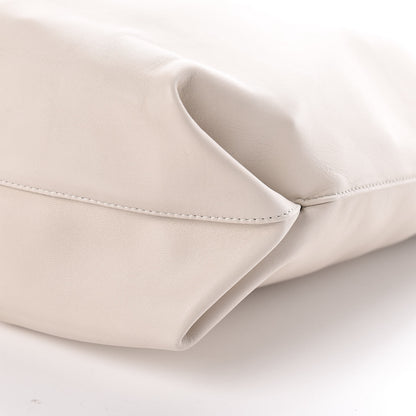 Saint Laurent Lambskin Small Teddy Bucket Bag White 9 of 10